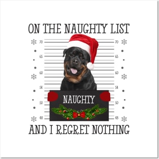 On The Naughty List, And I Regret Nothing Posters and Art